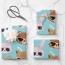 Search for sunglasses wrapping paper Blue