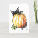 Search for black cat thank you cards Pumpkin