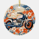 Search for motorcycle christmas tree decorations Blue