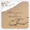 Search for heart in sand stickers Engagement