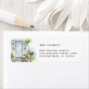 Search for new address return address labels Watercolor