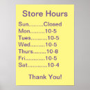Search for hours business signs Open