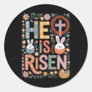 Search for jesus is risen stickers Happy