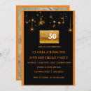 Search for orange and black birthday invitations Typography