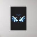 Search for angel wings canvas prints Blue