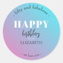 Search for 50th birthday designs stickers Fifty