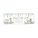 Search for animal return address labels Safari animals