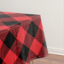 Search for red and black plaid tablecloths Buffalo