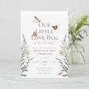 Search for baby bugs invitations Little love bug