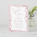 Search for ribbon bridal shower invitations Pink