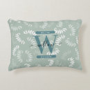 Search for teal leaves cushions Botanical