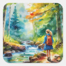 Search for girl hiking stickers Forest