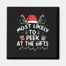 Search for presente magnets Santa