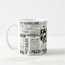 Search for vintage newspaper mugs Background