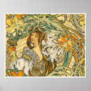 Search for alphonse mucha flowers posters Nouveau