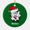 Search for cute cow christmas tree decorations Farm animal