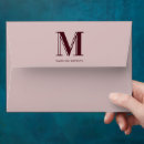 Search for pink cards invites Monogrammed