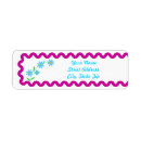 Search for space return address labels Pink