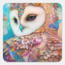 Search for whimsical owl stickers Fantasy