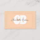 Search for gingham business cards Social media