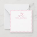 Search for cute note cards Gingham