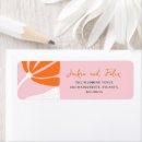 Search for orange daisy return address labels Colourful