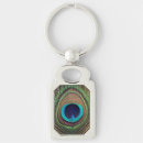 Search for peacock key rings Feather