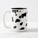 Search for black and white dalmatian mugs Spots