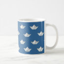 Search for boats on water mugs Abstract