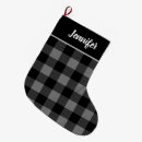 Search for grey christmas stockings Grey and black