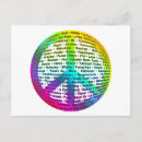 Search for world peace postcards Symbol