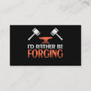 Search for blacksmith business cards Hammer