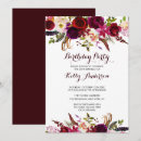 Search for burgundy birthday Watercolor