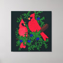 Search for cardinal painting canvas prints Green