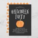 Search for pumpkin halloween invitations Black