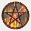 Search for red pentagram stickers Pentacle