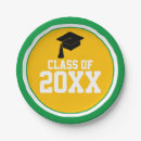 Search for green and gold paper plates College