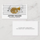 Search for horn business cards Gold