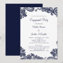 Search for navy engagement party invitations Stylish