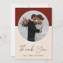 Search for burgundy wedding thank you cards Typography
