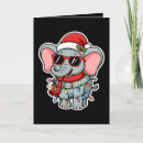 Search for elephants christmas cards Santa