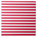 Search for red and white pattern tiles Stripes