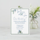 Search for blue orchid wedding invitations White