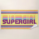 Search for girl superhero beach towels Supergirl