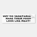 Search for burger bumper stickers Vegetarian