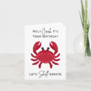 Search for crab birthday cards Happy
