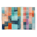 Search for teal watercolor pillowcases Geometric