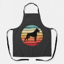 Search for wolf silhouette aprons Weimaraner