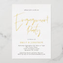 Search for elegant silver engagement party invitations Classy