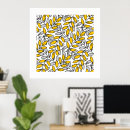 Search for yellow and grey posters Abstract